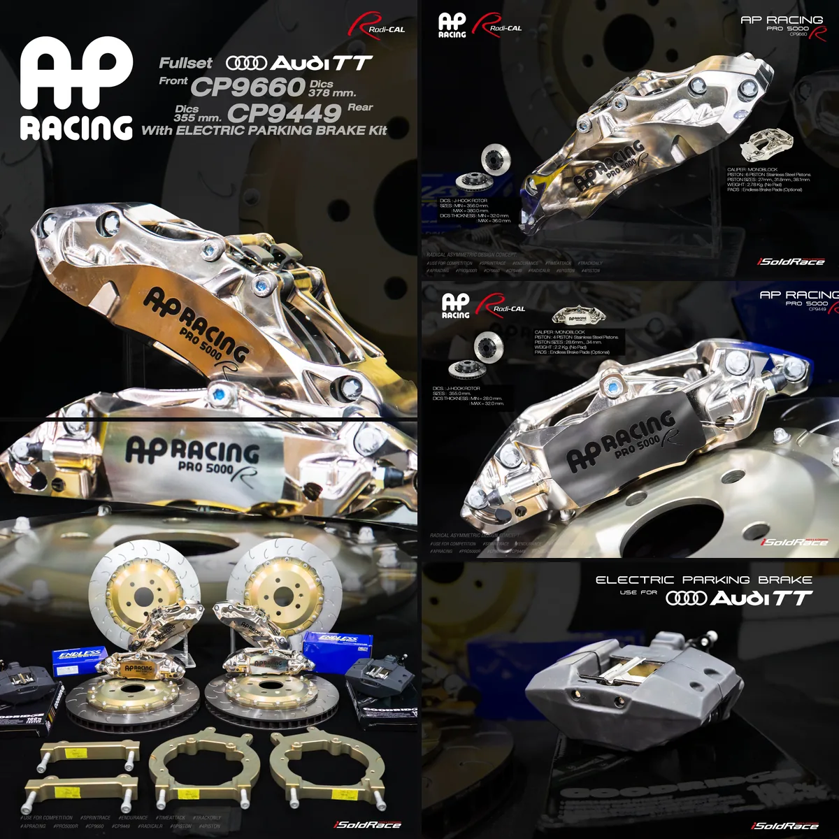ชุดเบรค AP Racing Pro 5000R ครบชุด
