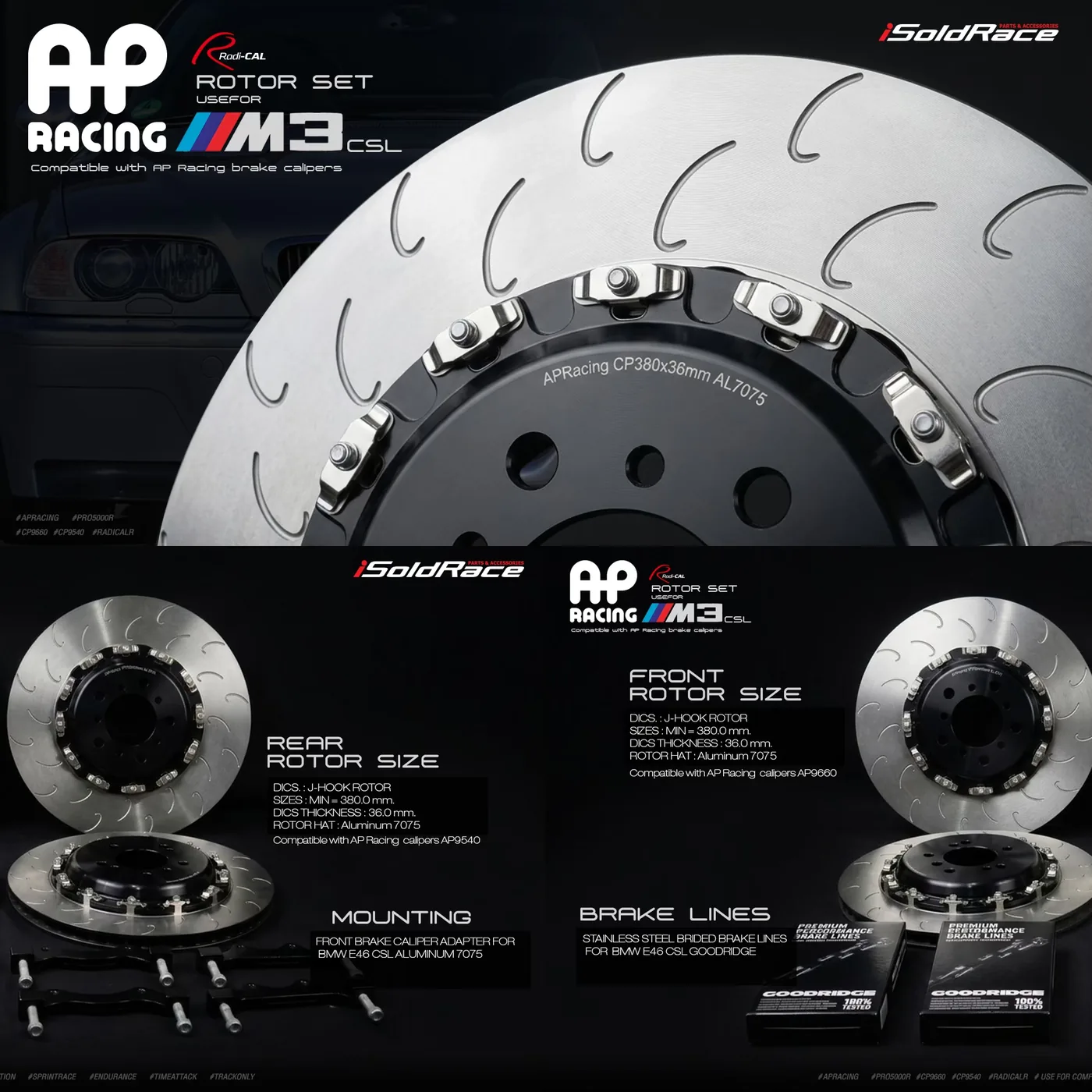 จาน AP Racing J-Hook ของแท้